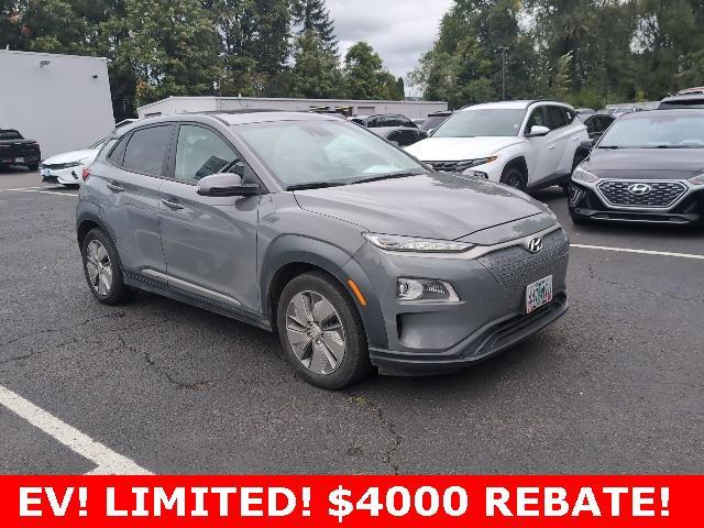 used 2021 Hyundai Kona EV car, priced at $22,998