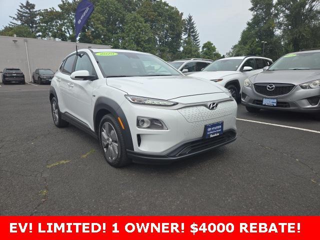 used 2020 Hyundai Kona EV car, priced at $22,995