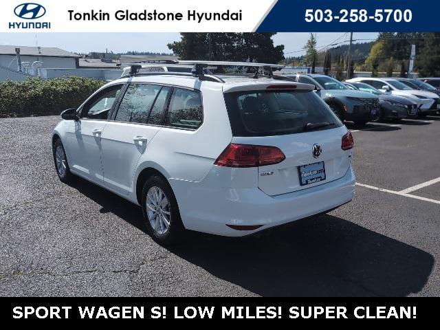 used 2017 Volkswagen Golf SportWagen car, priced at $15,879