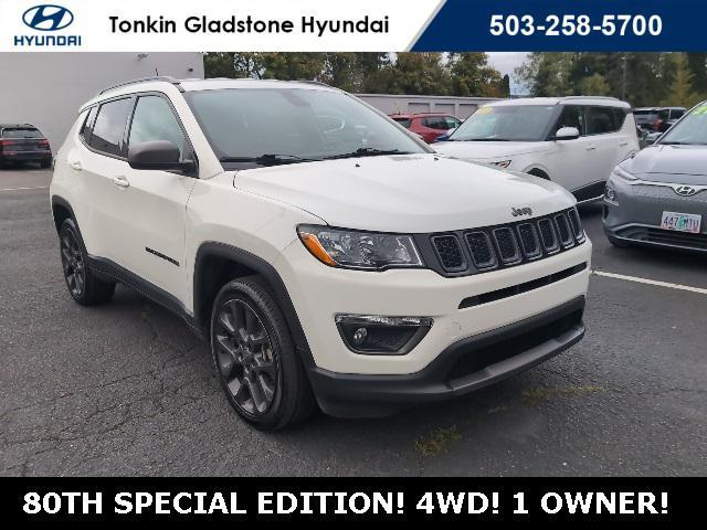 used 2021 Jeep Compass car, priced at $18,499