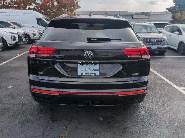 used 2022 Volkswagen Atlas Cross Sport car, priced at $36,299