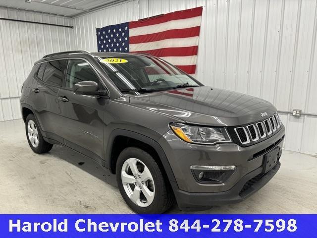 used 2021 Jeep Compass car, priced at $20,877