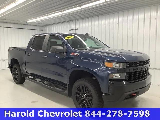 used 2021 Chevrolet Silverado 1500 car, priced at $27,327