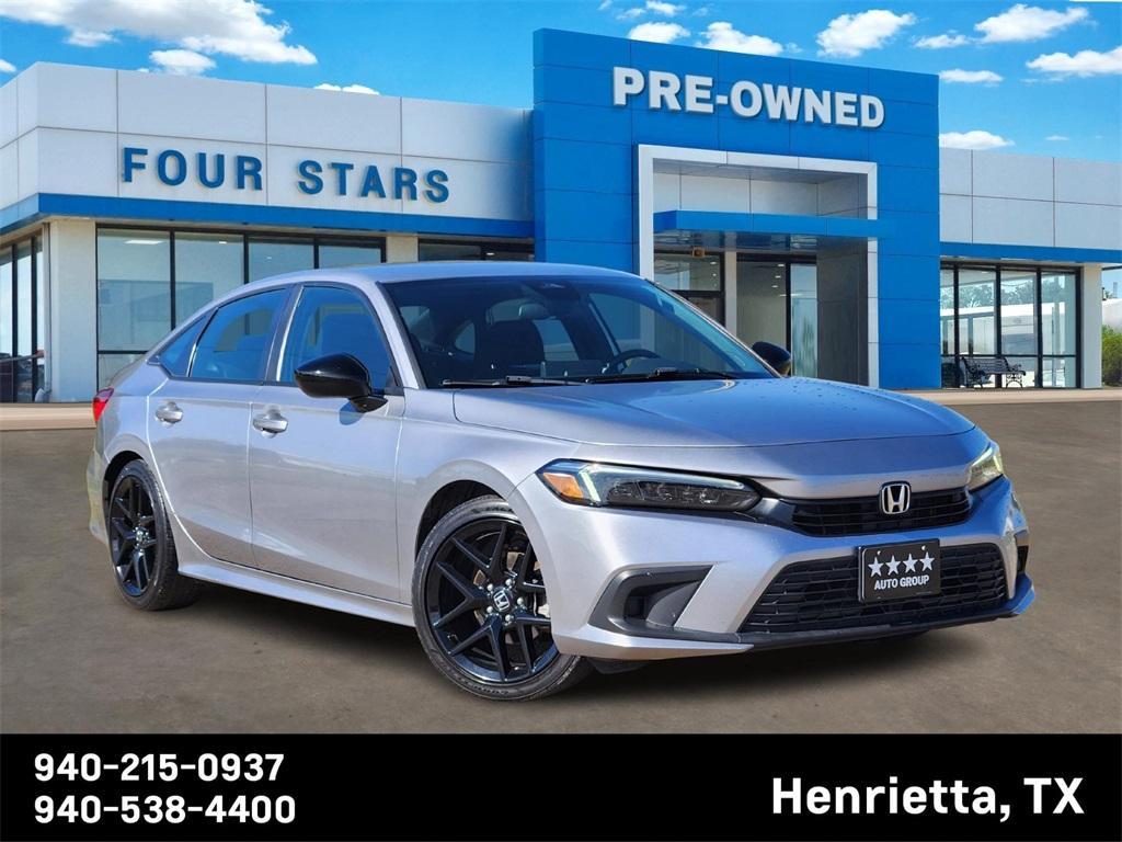 used 2022 Honda Civic car, priced at $22,733