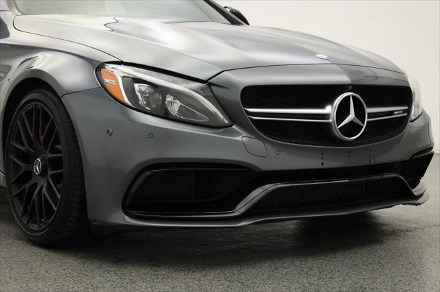 used 2017 Mercedes-Benz AMG C 63 car, priced at $37,999