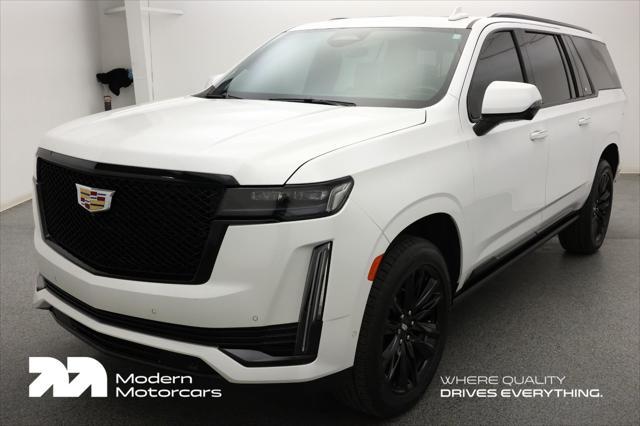 used 2023 Cadillac Escalade ESV car, priced at $77,999