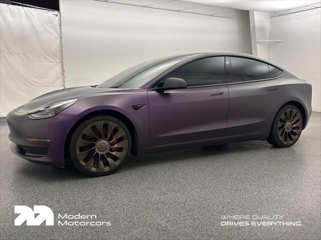 used 2021 Tesla Model 3 car, priced at $28,999