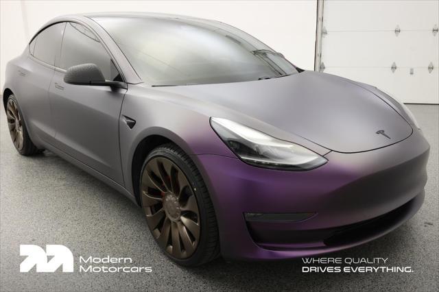 used 2021 Tesla Model 3 car, priced at $28,999