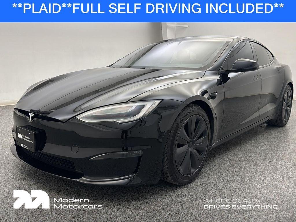 used 2021 Tesla Model S car, priced at $58,999