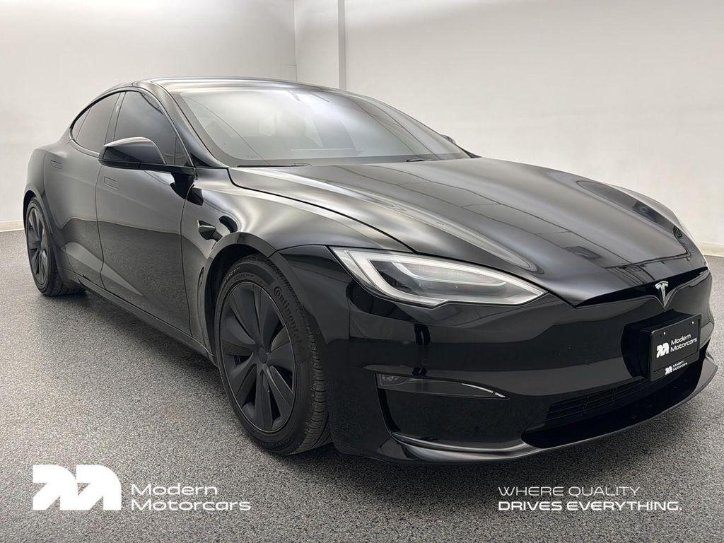 used 2021 Tesla Model S car, priced at $58,999