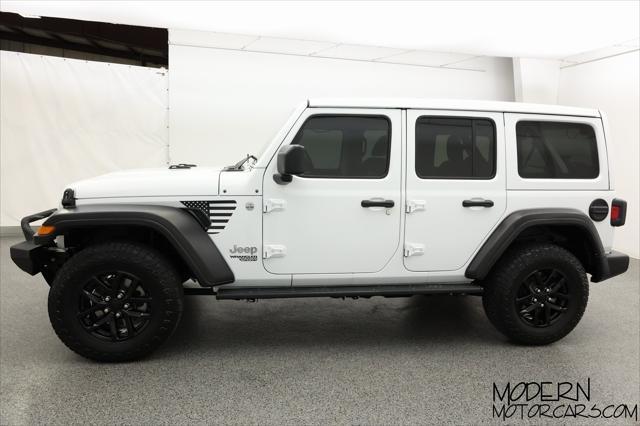 used 2021 Jeep Wrangler Unlimited car, priced at $32,999