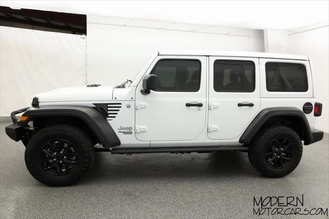 used 2021 Jeep Wrangler Unlimited car, priced at $28,999