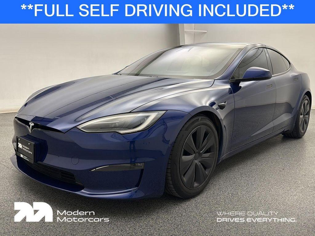 used 2022 Tesla Model S car, priced at $58,999