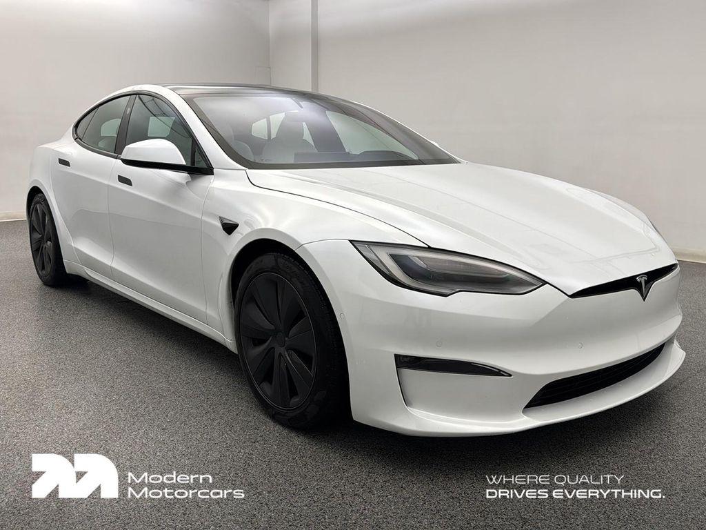 used 2021 Tesla Model S car, priced at $59,999