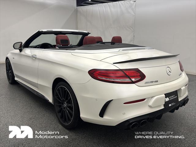 used 2023 Mercedes-Benz AMG C 43 car, priced at $59,999
