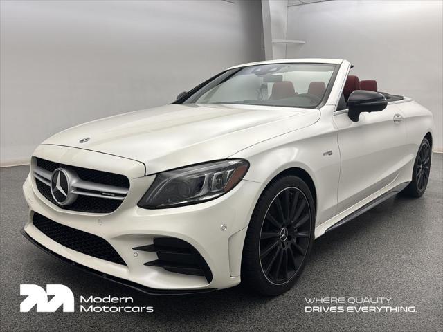 used 2023 Mercedes-Benz AMG C 43 car, priced at $59,999