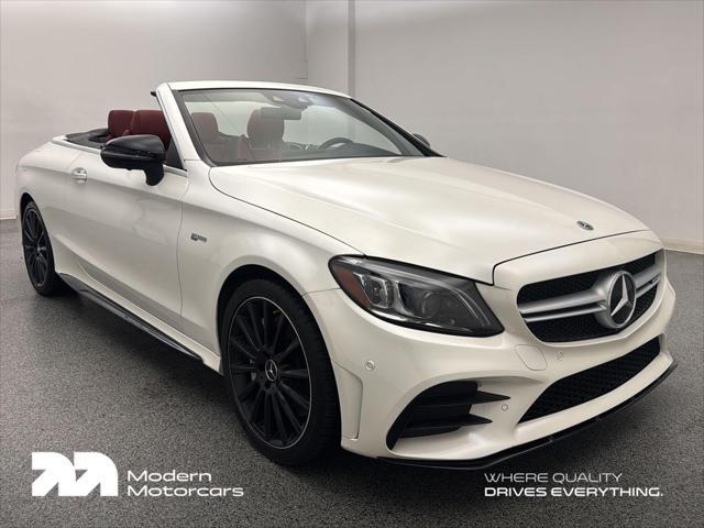 used 2023 Mercedes-Benz AMG C 43 car, priced at $59,999