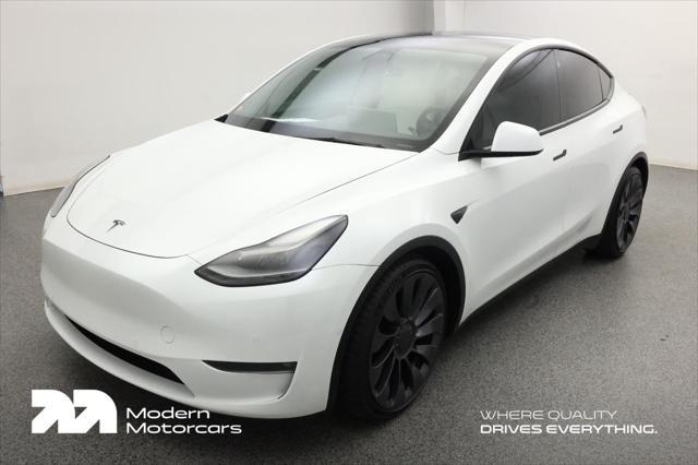 used 2021 Tesla Model Y car, priced at $28,999