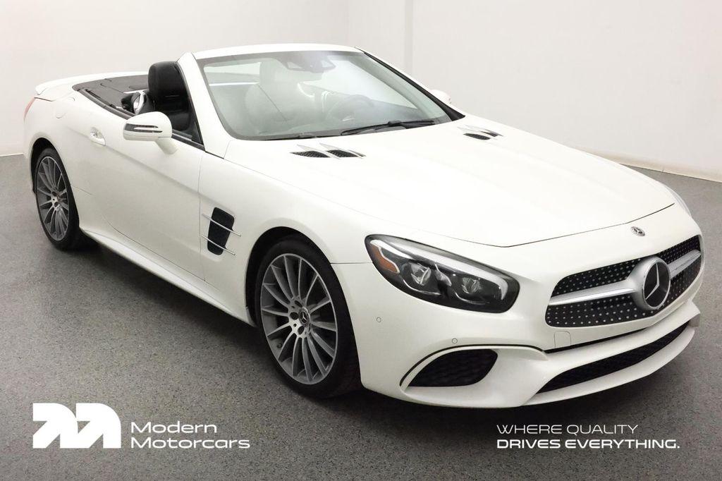 used 2018 Mercedes-Benz SL 450 car, priced at $44,999