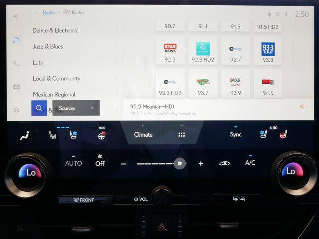 new 2025 Lexus NX 350h car, priced at $54,649