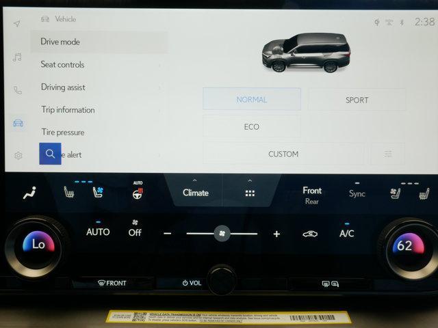 new 2025 Lexus TX 350 car, priced at $63,764