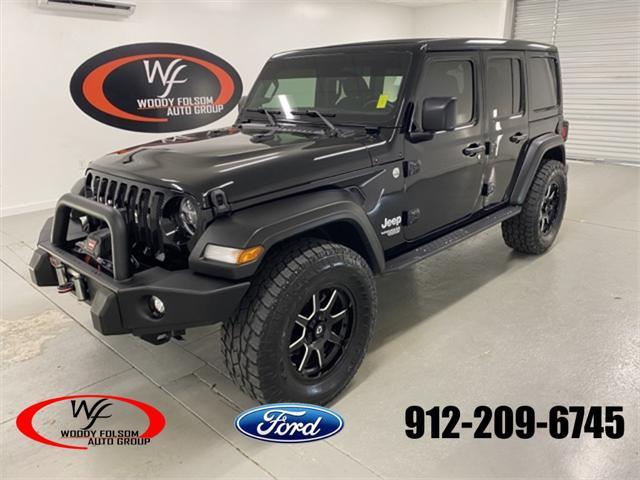 used 2021 Jeep Wrangler Unlimited car, priced at $36,896