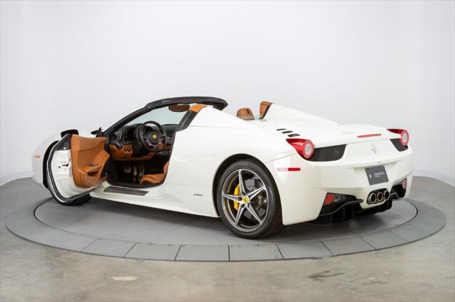 used 2014 Ferrari 458 Spider car, priced at $279,900