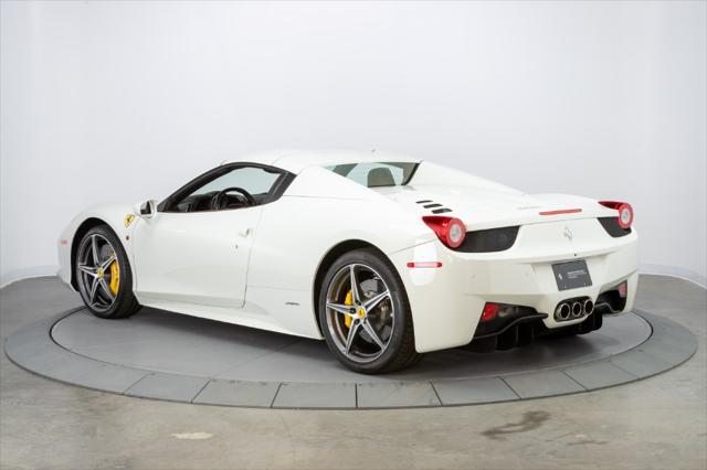 used 2014 Ferrari 458 Spider car, priced at $279,900