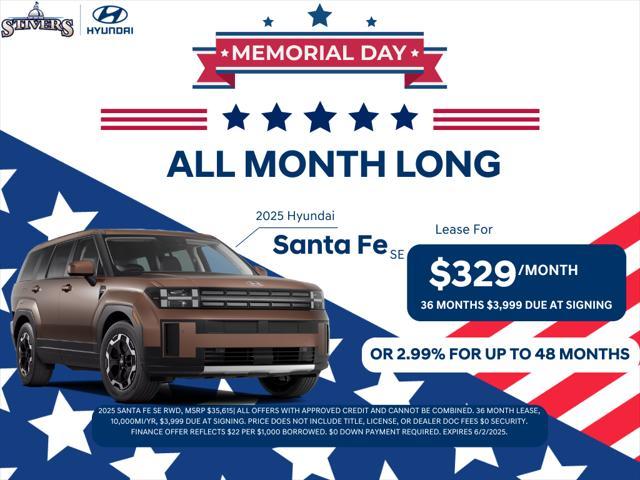 new 2025 Hyundai Santa Fe car, priced at $46,755