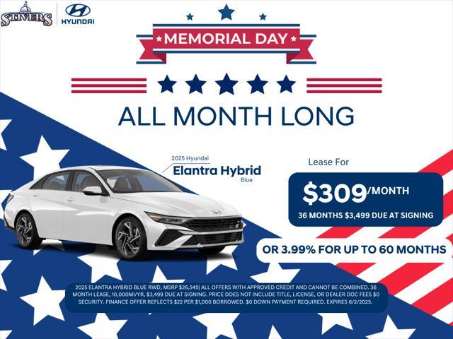 new 2025 Hyundai Elantra car, priced at $29,999