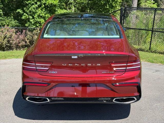 new 2025 Genesis G80 car, priced at $75,766