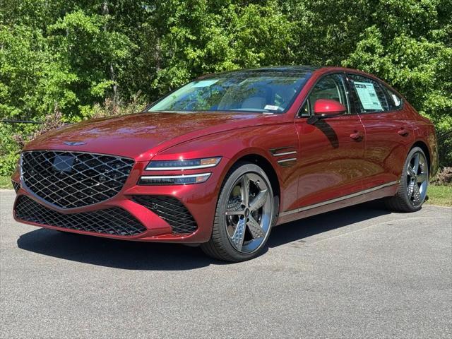 new 2025 Genesis G80 car, priced at $75,766