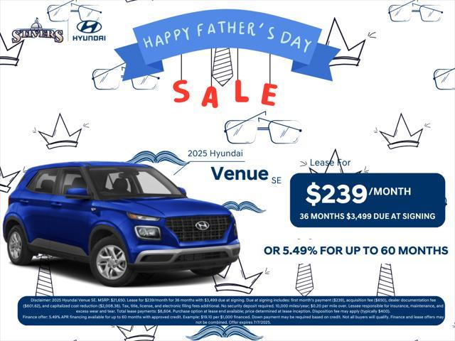 new 2025 Hyundai Venue car, priced at $21,975