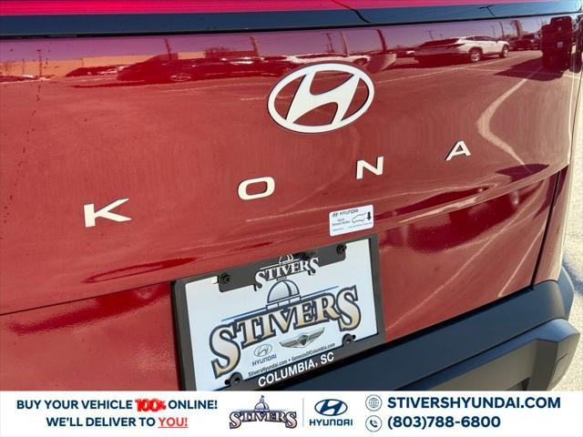 new 2025 Hyundai Kona car, priced at $24,701