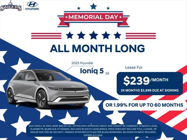 new 2025 Hyundai IONIQ 5 car, priced at $43,412