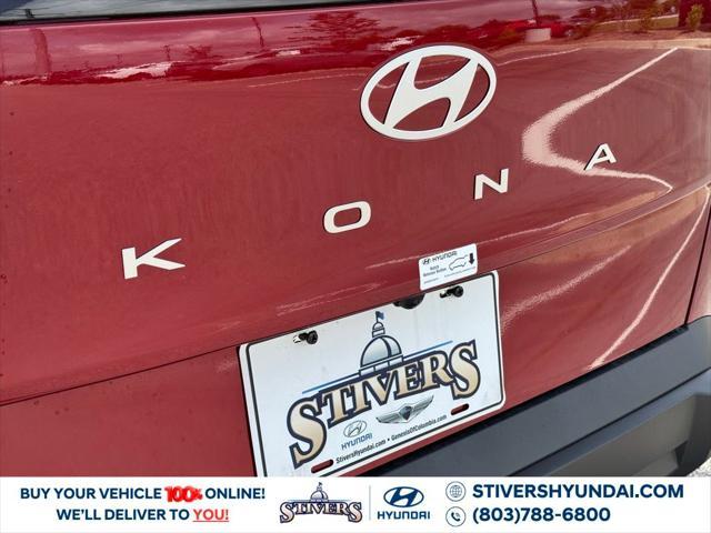 new 2025 Hyundai Kona car, priced at $27,975