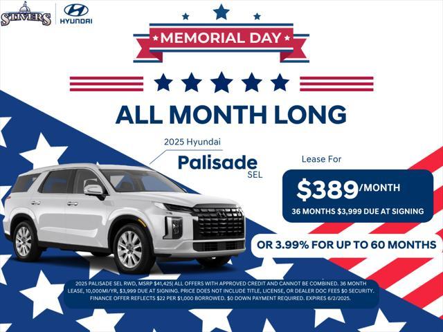 new 2025 Hyundai Palisade car, priced at $40,317