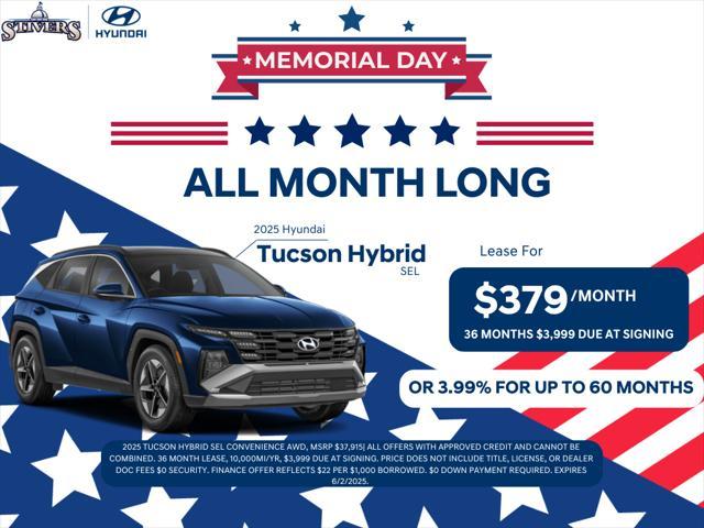 new 2025 Hyundai TUCSON Hybrid car, priced at $36,055