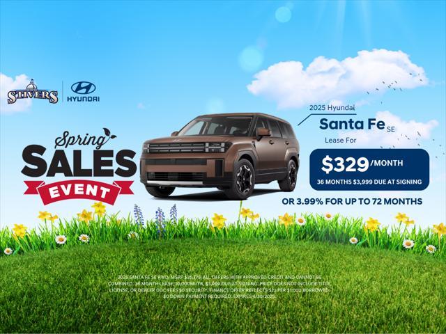 new 2025 Hyundai Santa Fe car, priced at $35,185