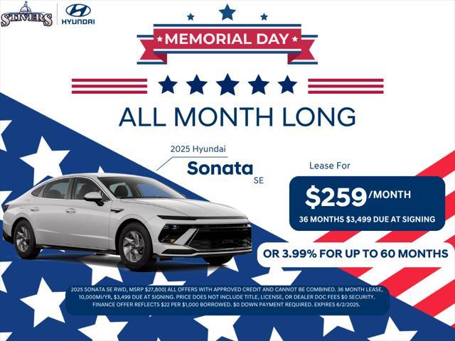new 2025 Hyundai Sonata car, priced at $26,175