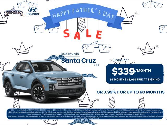 new 2025 Hyundai SANTA CRUZ car, priced at $34,489