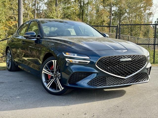 new 2025 Genesis G70 car, priced at $53,429