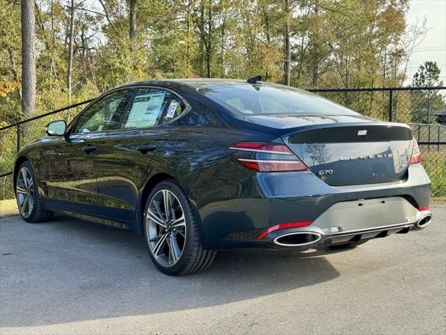 new 2025 Genesis G70 car, priced at $53,429