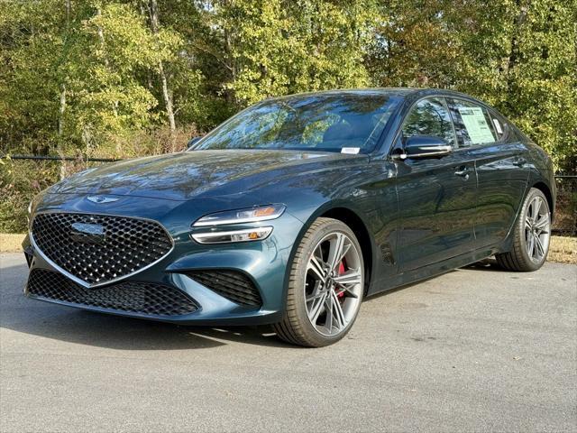 new 2025 Genesis G70 car, priced at $53,429