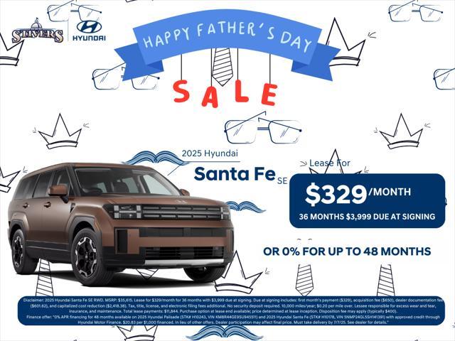 new 2025 Hyundai Santa Fe car, priced at $43,164