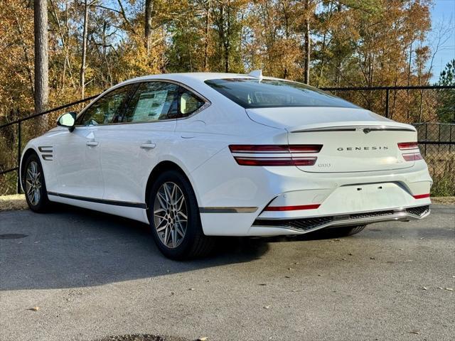 new 2025 Genesis G80 car, priced at $56,540