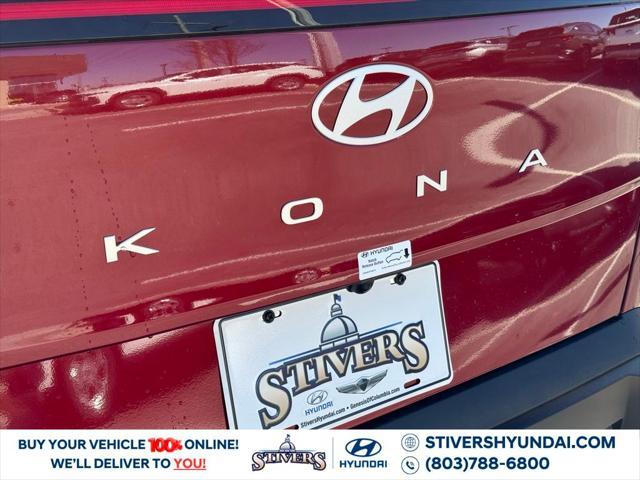 new 2025 Hyundai Kona car, priced at $25,697