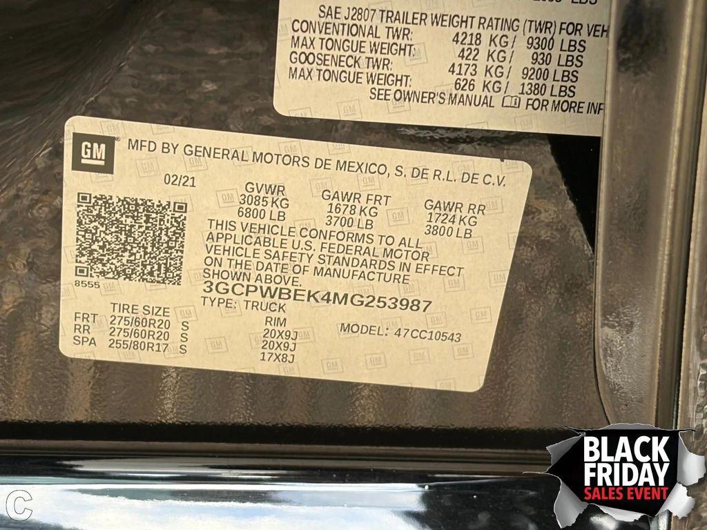 used 2021 Chevrolet Silverado 1500 car, priced at $24,988