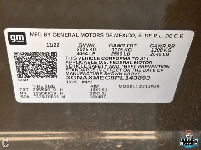 used 2023 Chevrolet Equinox car, priced at $24,500