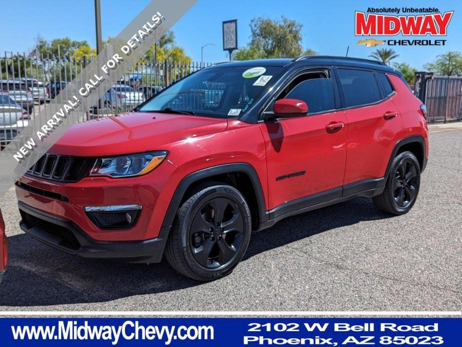 used 2021 Jeep Compass car, priced at $18,806